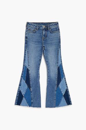  easyforever Girls Ripped Distressed Denim Pants Kids Retro Blue  Jeans Holes Stretchy Skinny Casual Denim Trousers Blue Light Color 3-4  Years: Clothing, Shoes & Jewelry