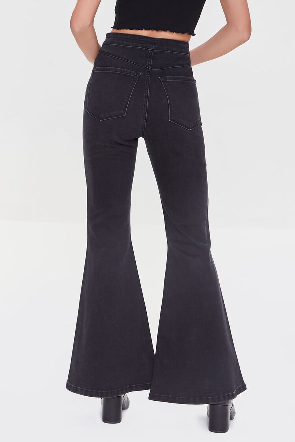 Recycled Cotton Flare HighRise Jeans