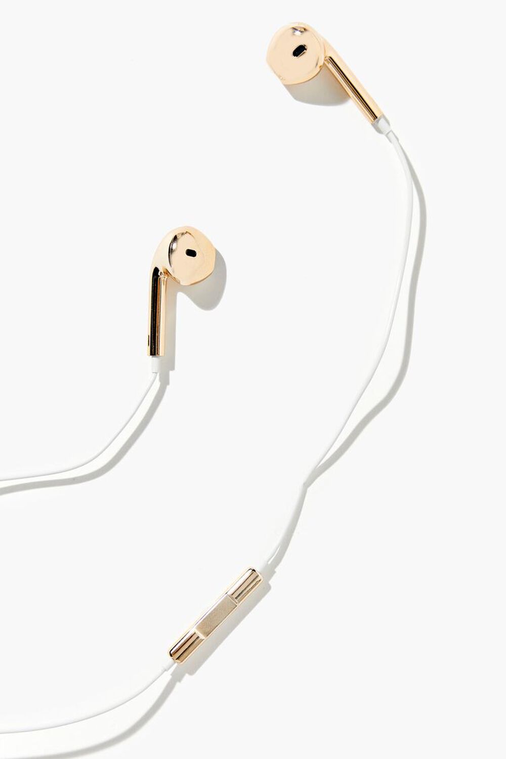 color gold earphones
