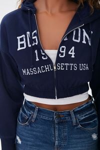 Forever 21, Tops, Boston Cropped Hoodie