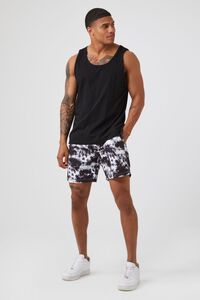 BLACK/WHITE Cloud Wash Swim Trunks, image 5