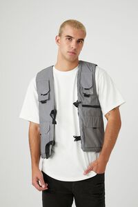 GREY Utility Cargo Vest, image 1