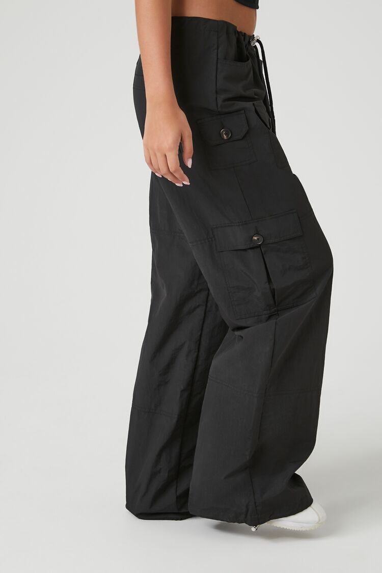 Buy FOREVER 21 Men Black Solid Cargos - Trousers for Men 2223900 | Myntra