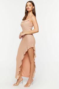 SAND Asymmetrical Ruffle-Trim Maxi Dress, image 2