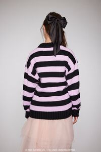 PURPLE/MULTI My Melody & Kuromi Striped Sweater, image 3