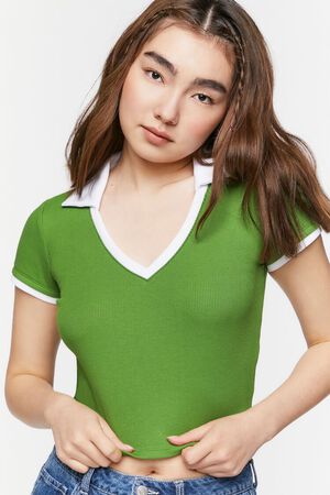 Forever 21 Women's Paul Frank Cropped T-Shirt in Green, 1X - ShopStyle