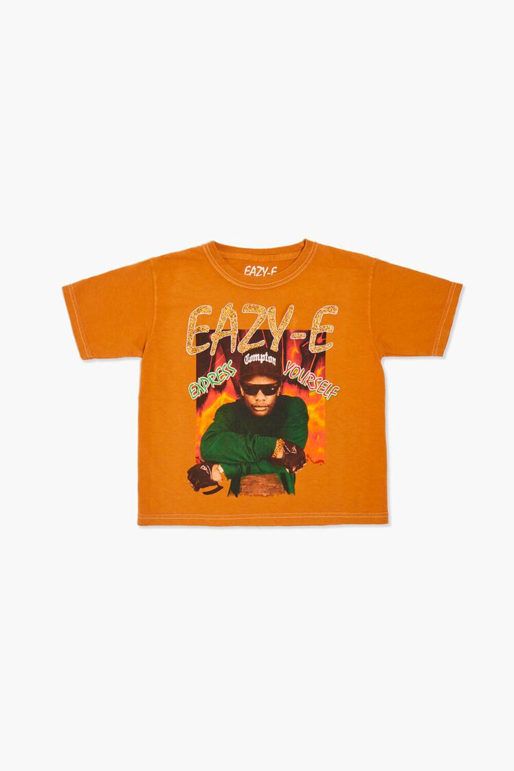 BRONZE/MULTI Kids Eazy-E Graphic Tee (Girls + Boys), image 1