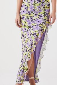 GREEN/MULTI Floral Print Cami Maxi Dress, image 5