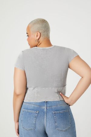 Plus Size Def Leppard Cropped Tee