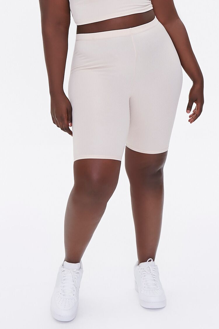 biker shorts set plus size