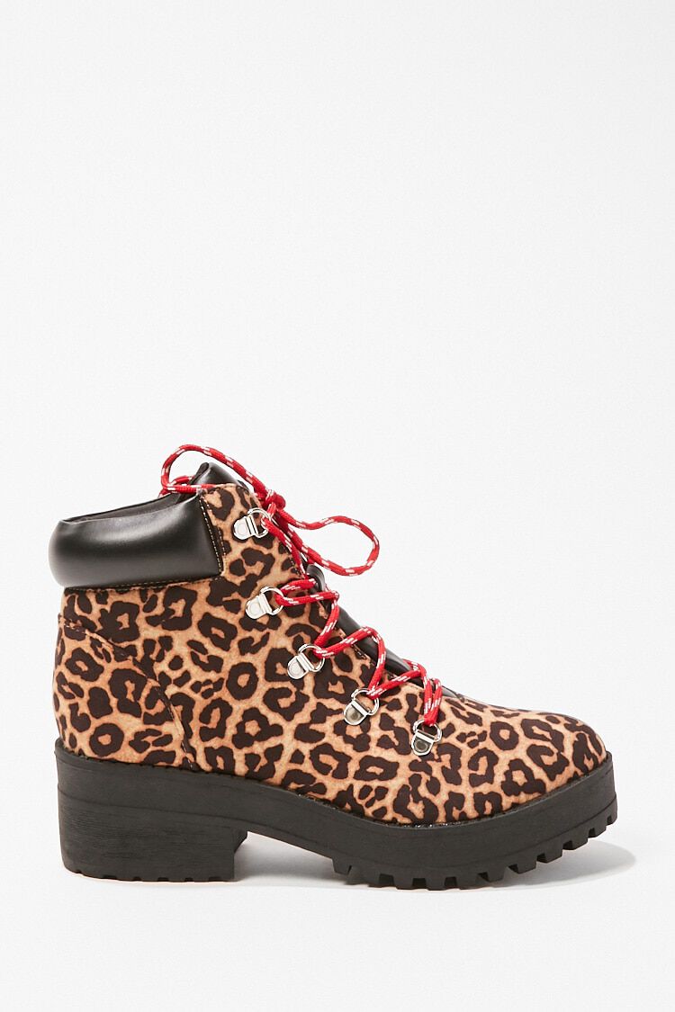 forever 21 leopard boots
