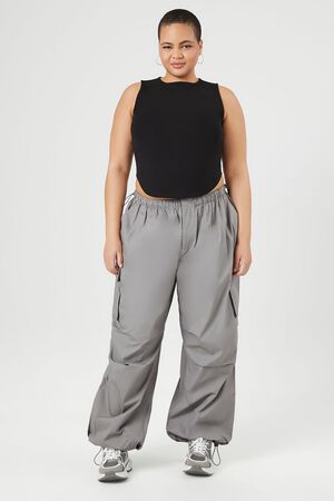 Plus Size Cami Pants & Cardigan Sweater Set