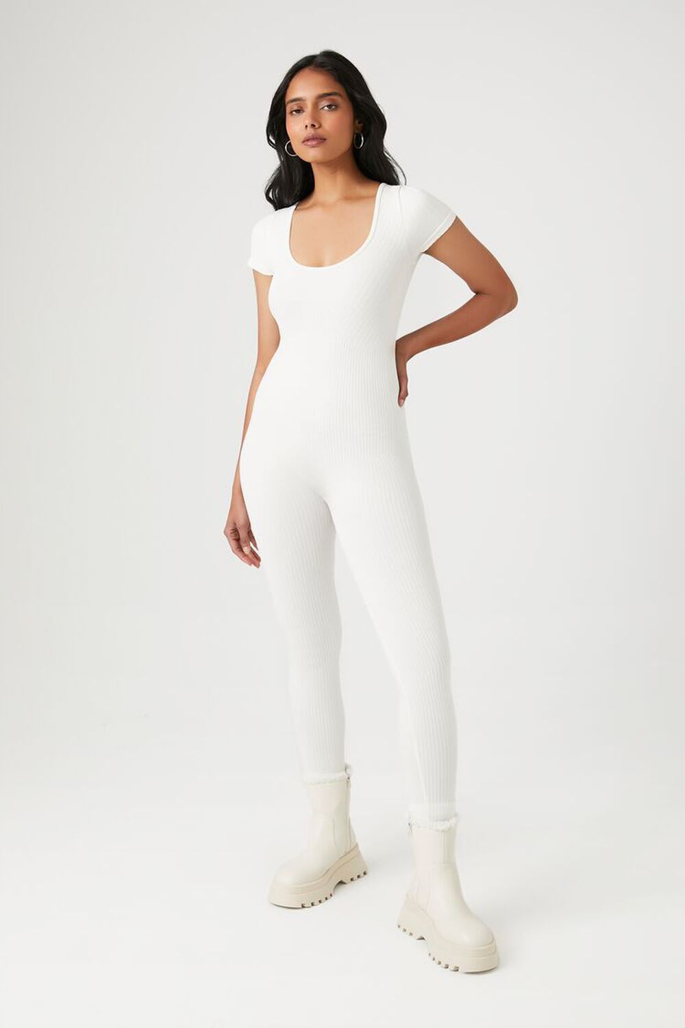 Hello Kitty, White Quilted Jumpsuit, Forever21 , Small