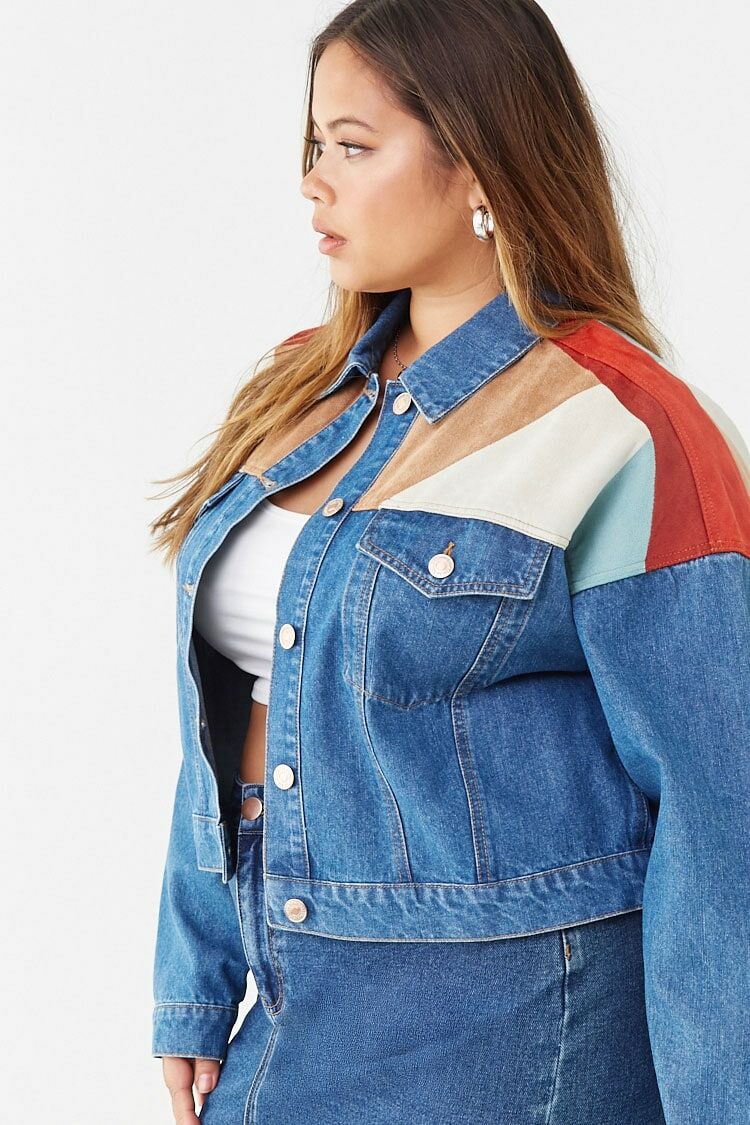 2023 Clothes Casual Denim Jacket Outerwears Winter Crop Tops Button Down Jean  Jacket Solid Color Plus Size Fall Fashion Collared Shirt With Pocket for  Women Pink S - Walmart.com