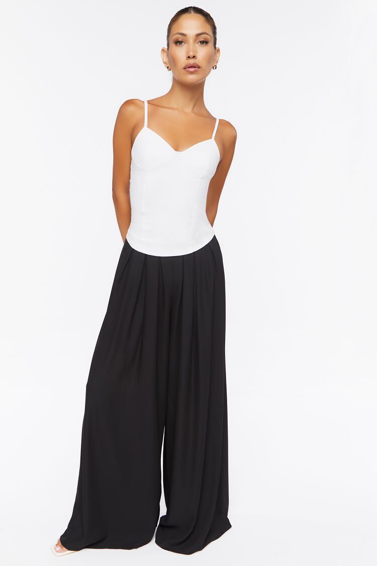 Buy FOREVER 21 Women Grey Solid Pleated Trousers - Trousers for Women  19358042 | Myntra