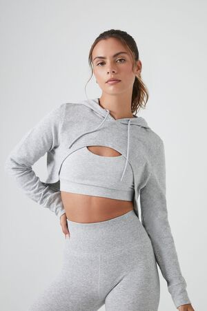 Forever 21 Women's Active Metallic Puffer Bubble Coat Jacket in Silver, Xs | Workout, Yoga, Gym Clothes | F21