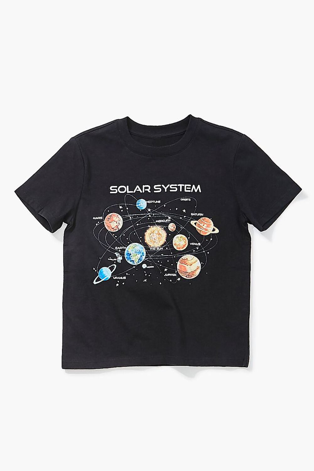 solar system text graphics