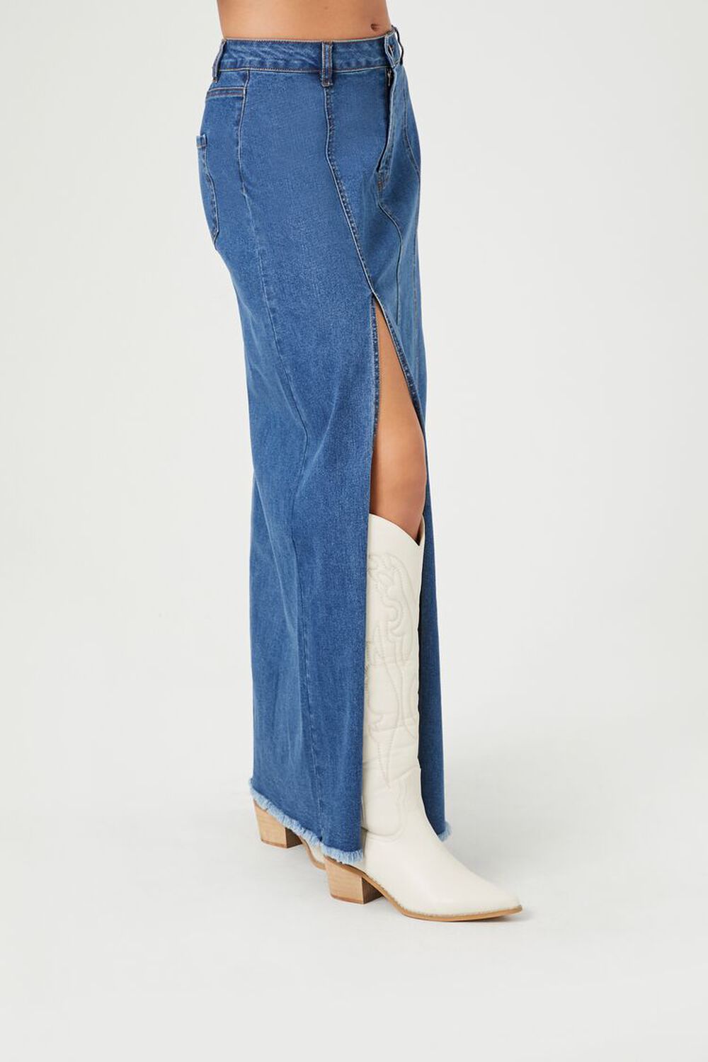 Terzo Maxi Skirt, Maxi Denim Skirt