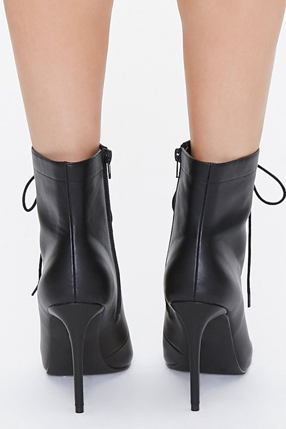 Lace-Up Stiletto Booties