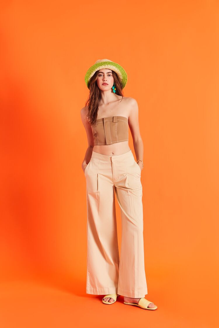 Buy Rust Trousers & Pants for Women by MISS PLAYERS Online | Ajio.com