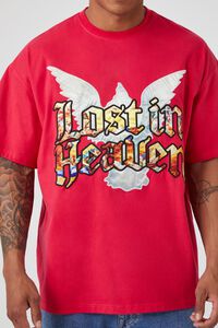 CRANBERRY/MULTI Lost in Heaven Patch Graphic Tee, image 5