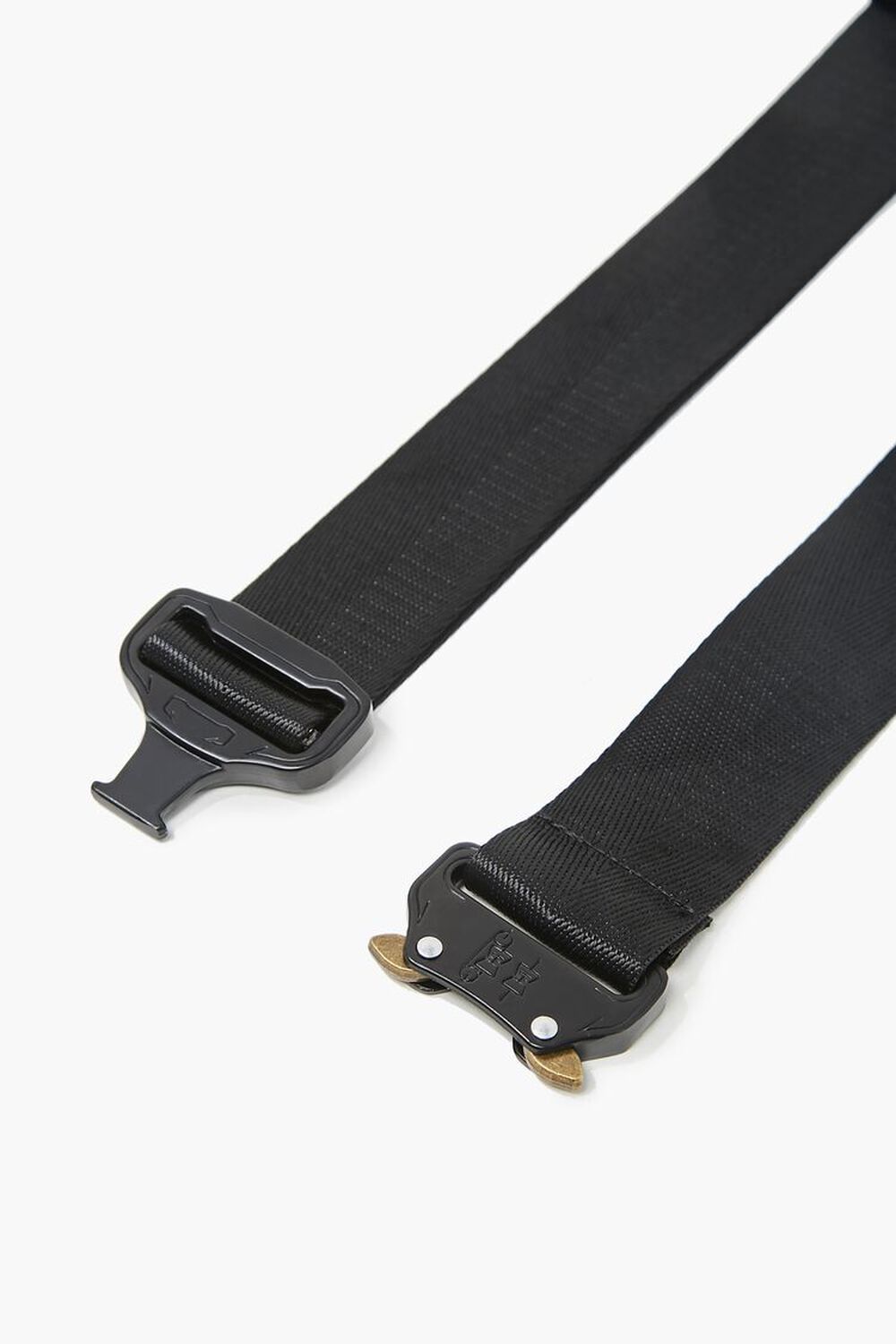 Men Grosgrain Metal-Buckle Belt