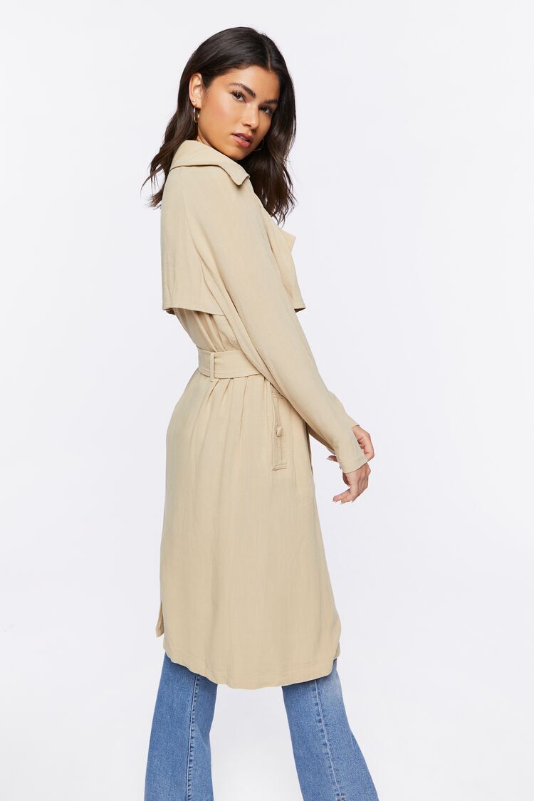 Everyday Belted Trench Jacket-