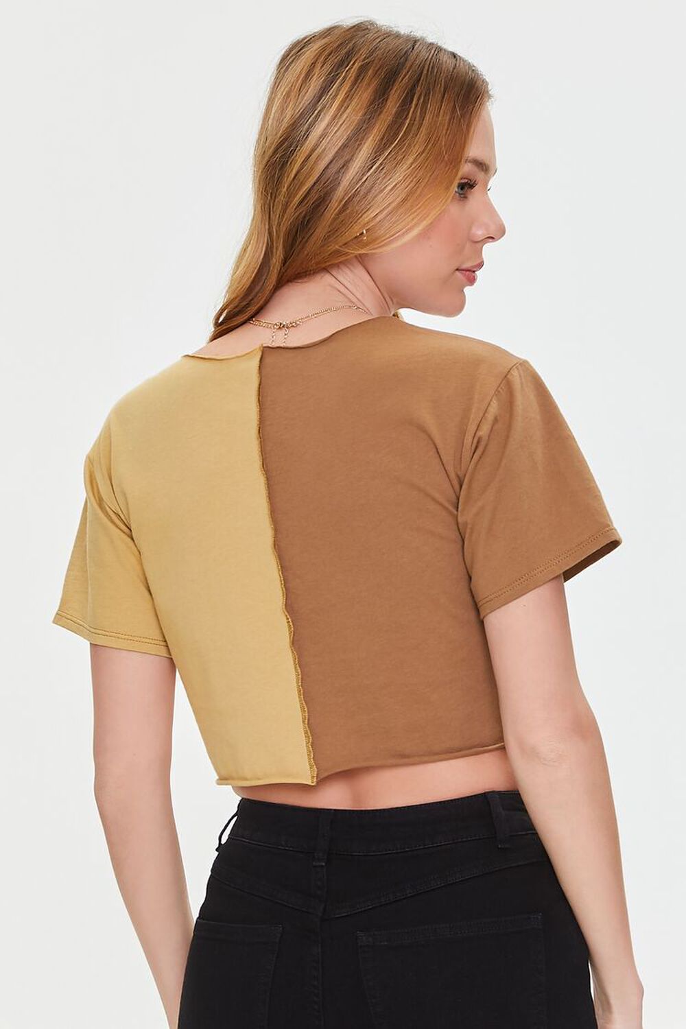 Graphic Monogram Accent Crop Top - OBSOLETES DO NOT TOUCH 1AAWKQ