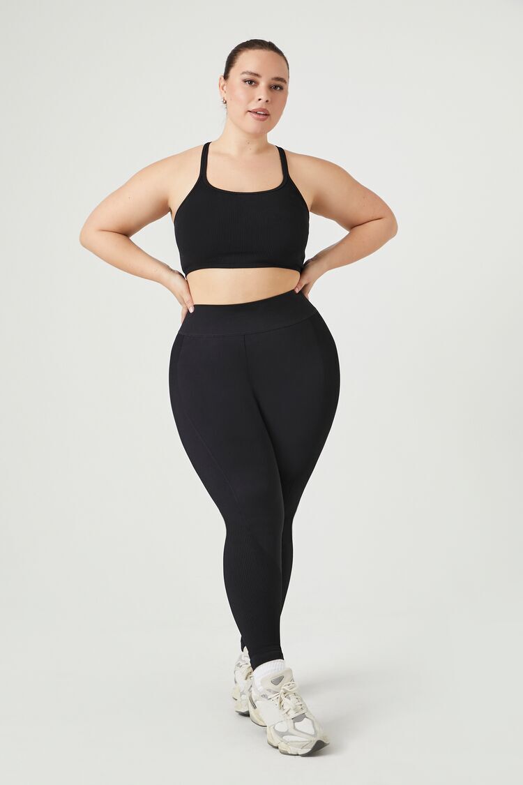 Buy Forever 21 Women's Active Ladder Cutout Leggings 191922, M, BLACK at  Amazon.in