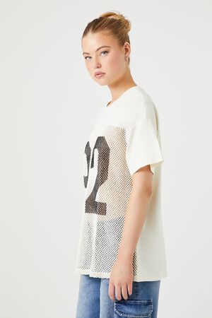 White Mesh T-Shirt