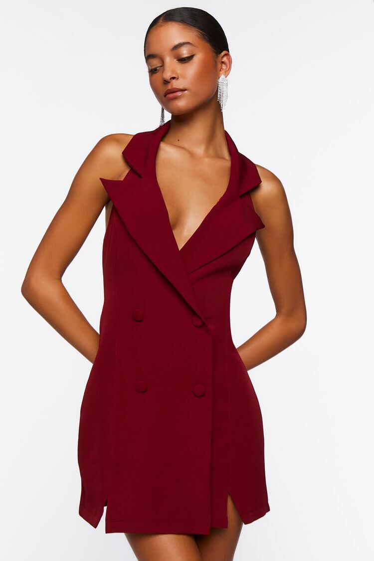 forever 21 burgundy dress