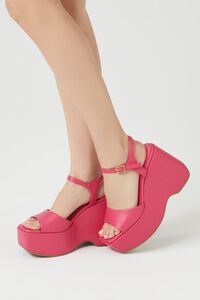 PINK Platform Wedges, image 1