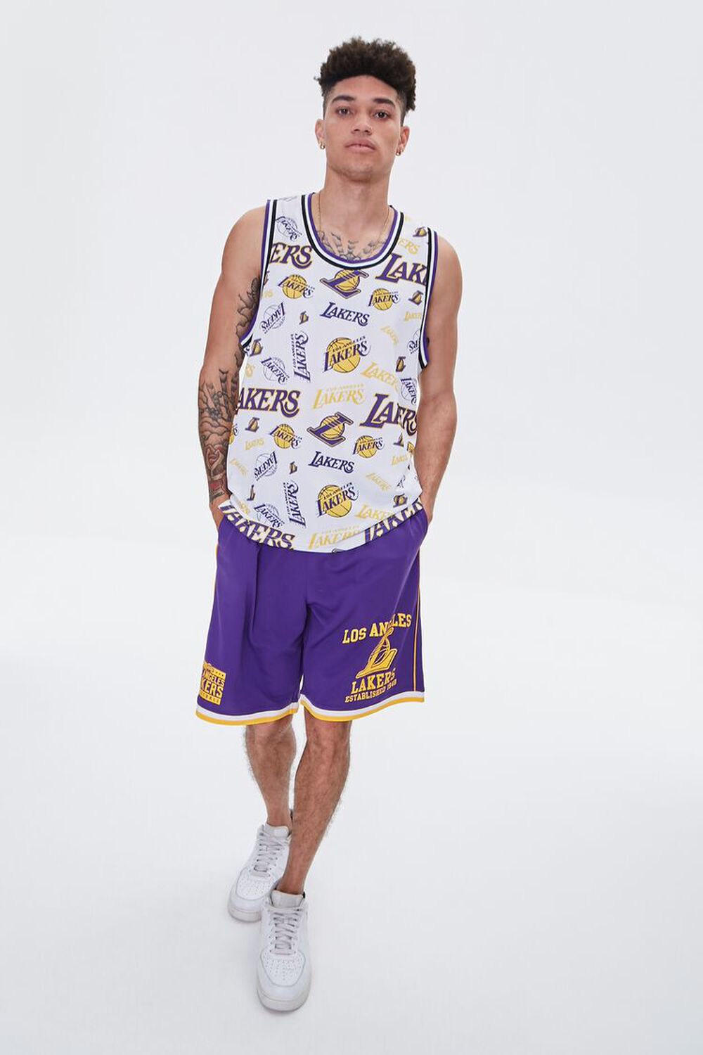 Purple Lakers, Camisole Pjs Short Set