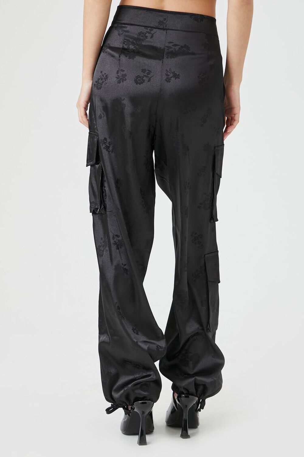 Forever 21 Satin Cargo Pant