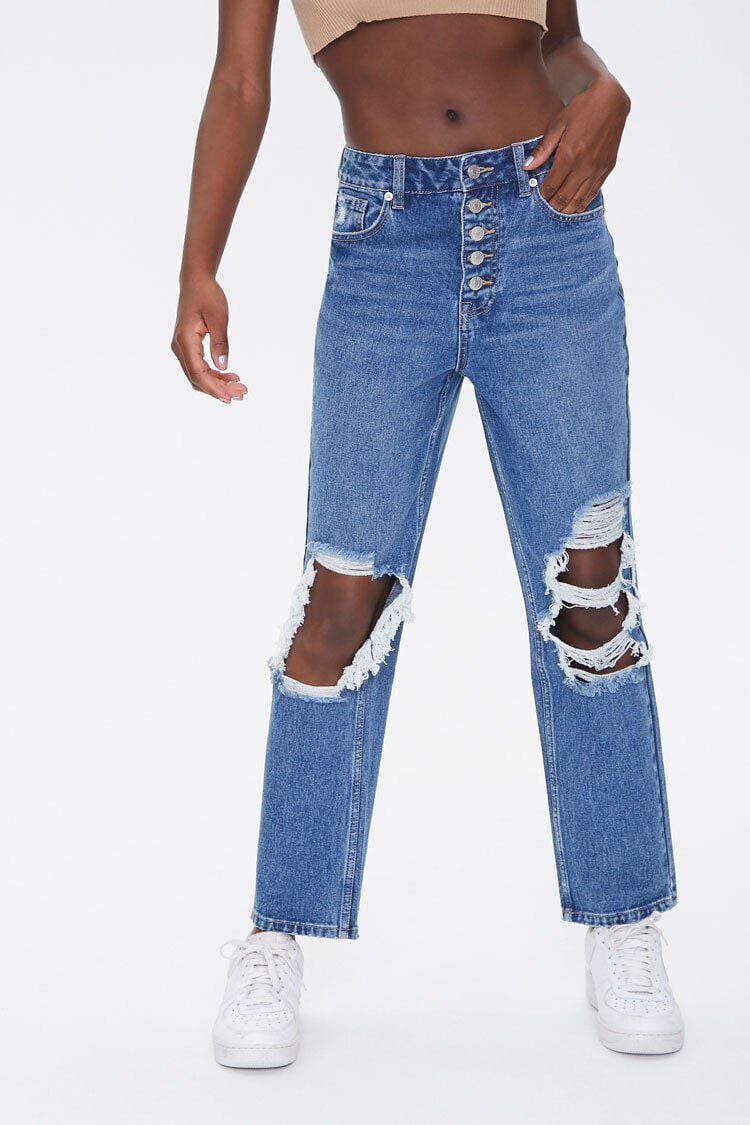 jeans ripped under bum forever 21