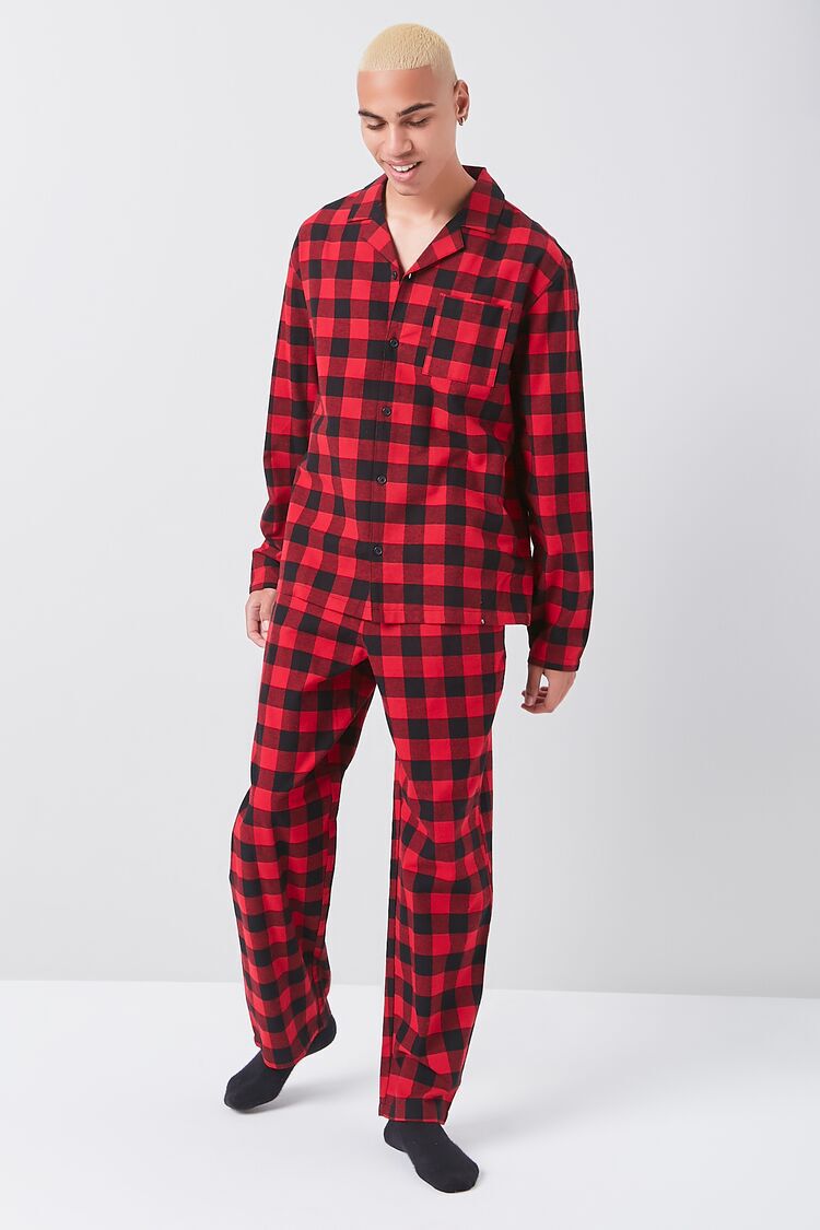 Red Black Plaid Mens Pajama Pants | Flannel Sweatpants Pajamas Pants - New  Plaid - Aliexpress