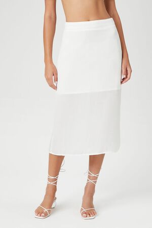 FOREVER 21 Solid Women Skorts White Skirt - Buy IVORY FOREVER 21