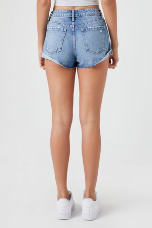 Forever 21 Denim Ultra Vintage Blue Jean Shorts Women Size 30 NEW * -  beyond exchange