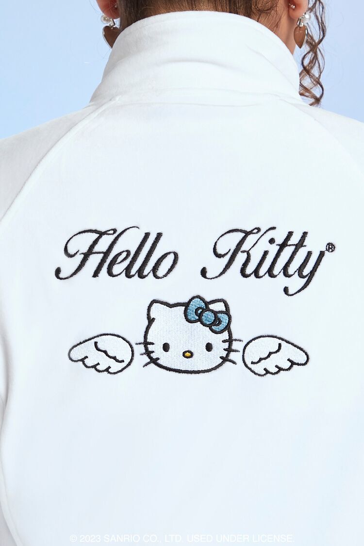 ホット Forever21 Hello Kitty ブルーエンジェル キティ ベロア - トップス