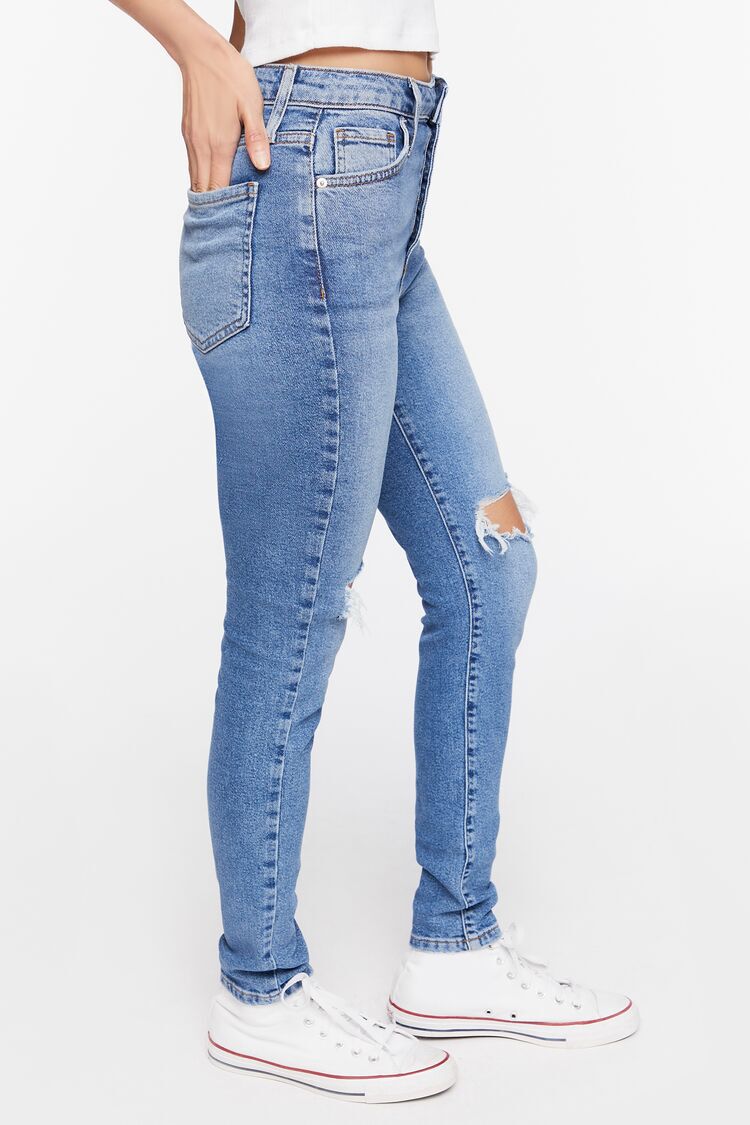 Buy online Women's Distress Skinny Fit Jeans from Jeans & jeggings for  Women by Showoff for ₹1350 at 68% off | 2024 Limeroad.com