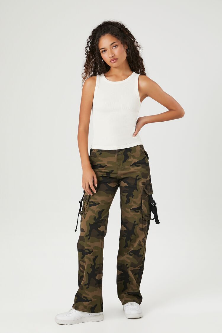 Cargo Pants Women High Waisted Armygreen Camo Camouflage Leopard Wide Leg  Loose Baggy Straight Trousers Streetwear Leather Pants For Women Pants For  Women Wide Leg Pants For Women Dress Pants Women Womens