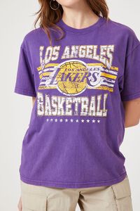 PURPLE/MULTI Los Angeles Lakers Graphic Tee, image 5