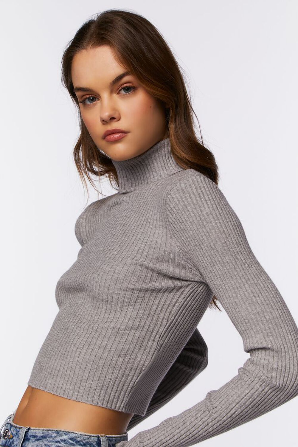 Ribbed Turtleneck Sweater 0467