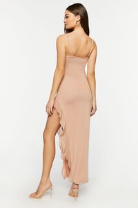 SAND Asymmetrical Ruffle-Trim Maxi Dress, image 3