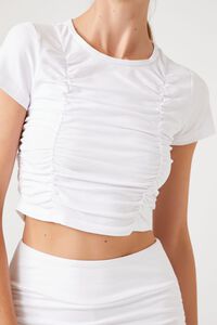 Active Ruched Cropped Tee, image 5