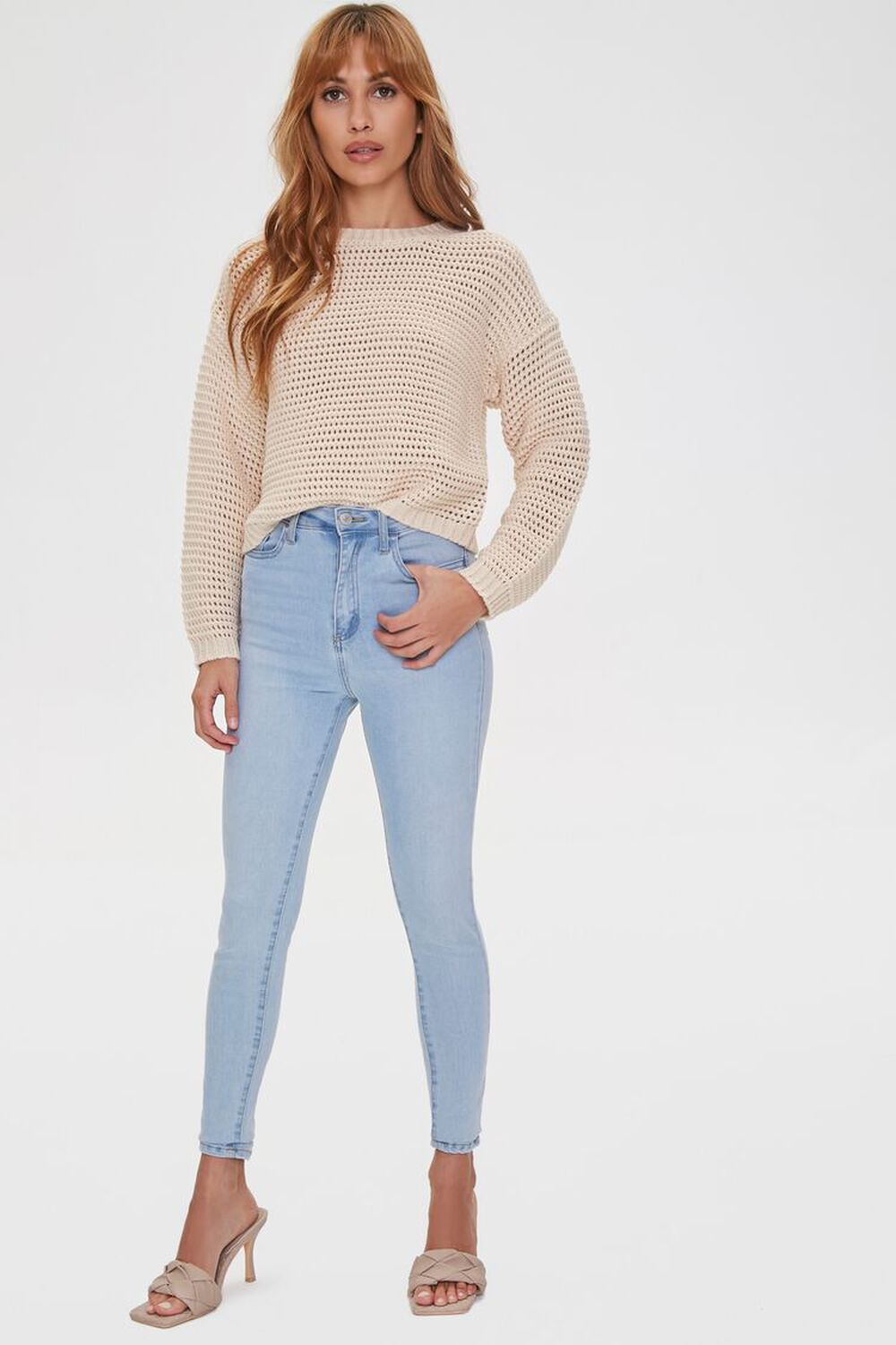 Cropped OpenKnit Sweater