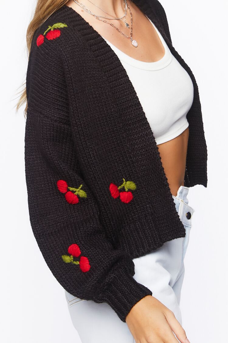 Cherry Cardigan Sweater