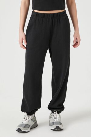 New With Tags Forever 21 Active Fleece Joggers Vanilla Pockets