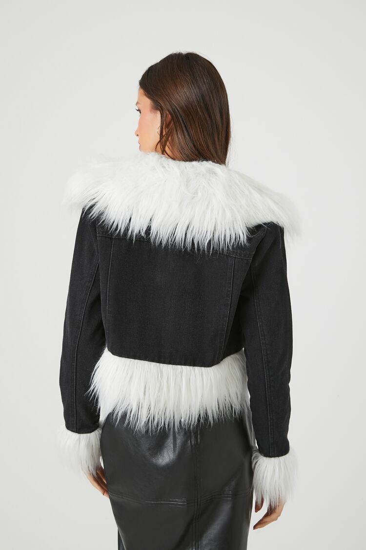 Luzuzi Women Winter Denim Jacket 2022 Oversize Large Fur Collar Plus Velvet  Jacket Detachable Thick Loose Warm Bomber Jean Coat - Jackets - AliExpress