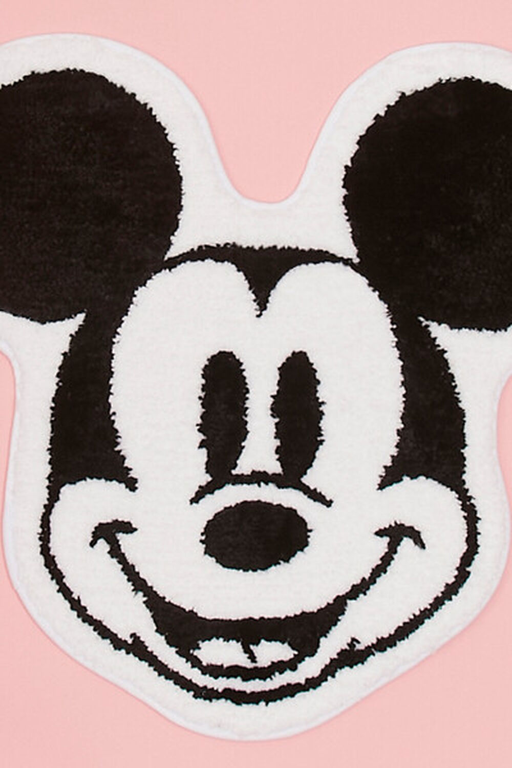 Disney Mickey Mouse Happy Face Peace 2 Pack Hand Bathroom Towels Black  White Red